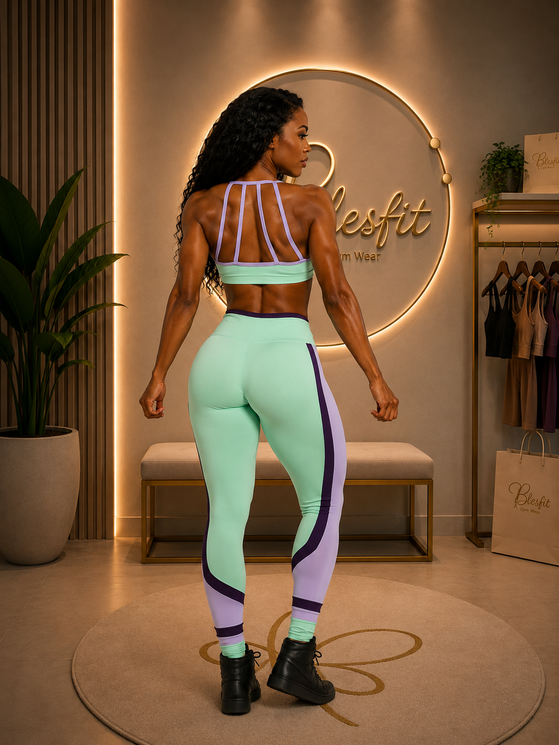 Conjunto Fitness Mint - Imagem 3