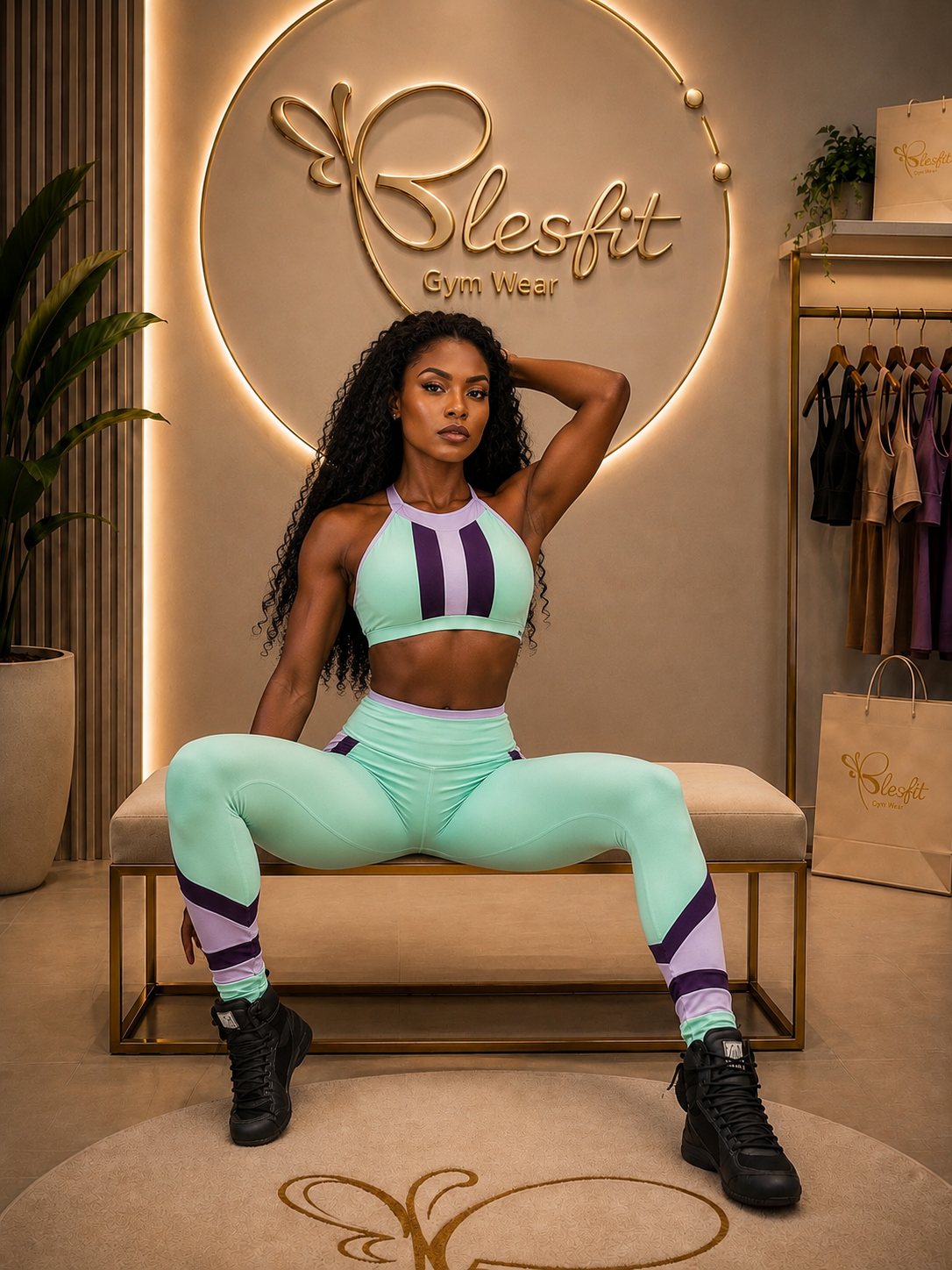 Conjunto Fitness Mint - Imagem 2